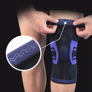Genouillères de sport en nylon Respirant Compression Anti-Slip Genouillère - Product Image 6