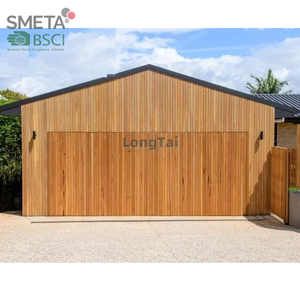 Porte de garage en bois massif Andexin, style classique et tendance, pour projets immobiliers, vente directe - Product Image 4