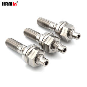 HRMin haute Performance <span class=keywords><strong>voiture</strong></span> Gr.5 titane collecteur d'échappement goujon hexagonal bride écrou rondelle Kit M10 nouveau pour Automobile moto - Product Image 1
