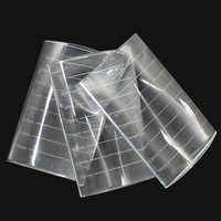Palette à cils en verre cristal 2-en-1 et coussinet pour extensions de cils pour les artistes en extensions de cils