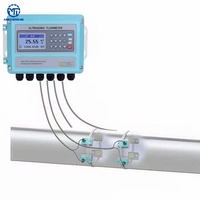Débitmètre ultrasonique multi-canaux à fixation par pince pour la mesure des liquides non conducteurs, de l'eau, de l'alcool et de l'huile