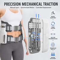 Appareil de décompression vertébrale professionnel Boan, dispositif de traction lombaire réglable en métal, garantie 1 an, retour et remplacement VCORE