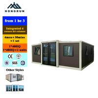 Conteneur Cabine de 20 pieds, Pliable, Préfabriqué, Ensemble de Kit de Luxe pour Petites Maisons