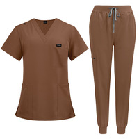 Nouveauté : Ensemble de blouses chirurgicales unisexes à manches courtes, tissu doux et confortable, respectueux de la peau, pour infirmières et chirurgiens