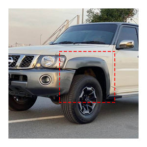 Maictop ชุดบังโคลนล้อสีดำอุปกรณ์เสริมสำหรับรถยนต์ Nissan <span class=keywords><strong>Patrol</strong></span> <span class=keywords><strong>Gu</strong></span> อุปกรณ์เสริม Y61 2005 + - Product Image 4