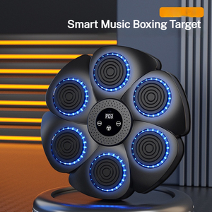 Equipo de entrenamiento montado en la pared para gimnasio interior en casa, máquina de <span class=keywords><strong>boxeo</strong></span> de maniquí suave de perforación de <span class=keywords><strong>material</strong></span> PU con objetivo musical para entrenamiento - Product Image 3