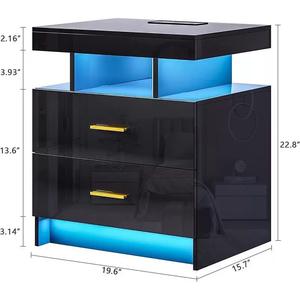 Petite table <span class=keywords><strong>de</strong></span> chevet moderne et intelligente avec style pour table <span class=keywords><strong>de</strong></span> chevet <span class=keywords><strong>de</strong></span> chambre à coucher - Product Image 5