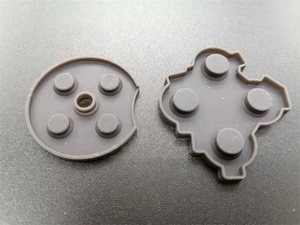 SYYTECH ตัวควบคุมเกมซิลิโคนนำไฟฟ้า,ใหม่สำหรับ Nintendo <span class=keywords><strong>Switch</strong></span> Pro NS อะไหล่ซ่อมปุ่มยาง D-Pad - Product Image 3