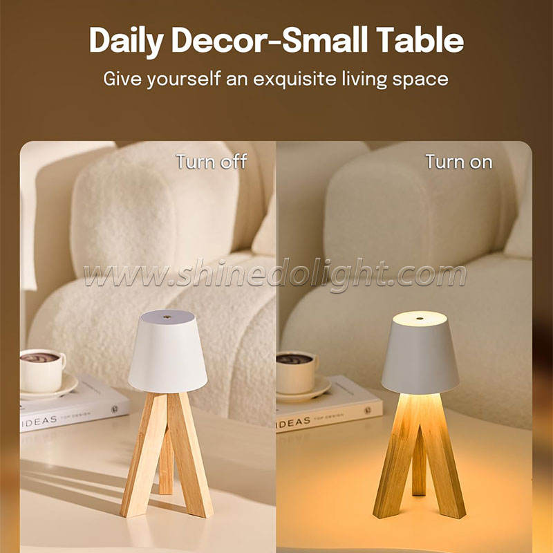 Creative Wooden LED Table Lamp Nordic Decorative Light