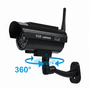 <span class=keywords><strong>Caméra</strong></span> de sécurité factice solaire de haute qualité avec LED rouge clignotante pour <span class=keywords><strong>extérieur</strong></span> et intérieur, type balle, pour vidéosurveillance - Product Image 1