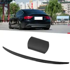 Rear Trunk Lid Spoiler Glossy Black Fit for Audi A5/S5 B8/B8.5 2008-2016 Car Automobile Tail