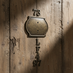 ALUBOX Piastra in Ghisa Tg/4 Numeri Oct VR Decorazione Murale 4 Misure Disponibili Made in Italy Modello LAF47397 # - Product Image 3