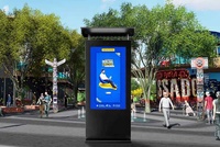 43/49/55 pouces vertical publicité écran LCD moniteur extérieur signalisation numérique écran tactile kiosque pour centres commerciaux magasins parc