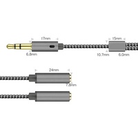 3.5mm Audio Splitter Y Jack 1 Mâle à 2 Femelle M/F Stéréo Écouteur Connecteur Adaptateur Microphone Casque Câble D'extension
