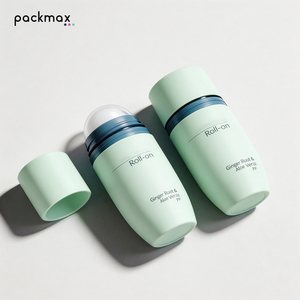 ขวดโรลออนระงับกลิ่นกายทรงกระบอก PP ยอดนิยม ขนาด 50 มล. แบบเติมได้ พร้อมหัวฉีดพลาสติกสำหรับของเหลว พิมพ์ลายสกรีน บรรจุภัณฑ์เครื่องสำอาง - Product Image 5
