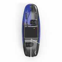 Planche de surf électrique en fibre de carbone, design étanche à propulsion par jet, structure haute résistance pour une expérience de surf aquatique récréative