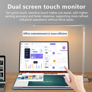 2024 plus récent ordinateur portable 13.5 pouces double écran ordinateur portable écran tactile Double écran Yoga ordinateur portable 360 degrés pli conception éditeur - Product Image 6