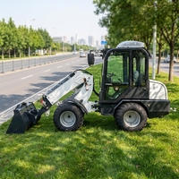 Leistungsstarker 4x4 Kleiner Radlader für Landschaftsbau, Forstwirtschaft, Geländearbeiten, Kommunaltechnik, Mini-Teleskoplader