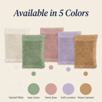 Sac à savon en filet double couche exfoliant avec noyau en mousse, support de savon multicolore pour douche et bain