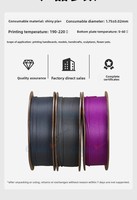 Filament d'Imprimante 3D Haute Qualité 1kg 1,75mm PLA+ PETG TPU ABS PP PPS avec Bobine en Papier, Matériau Premium pour Imprimantes FDM