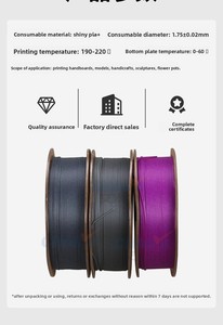 خيوط طابعة ثلاثية الأبعاد عالية الجودة 1 من مادة ptu + PETG PP PPS مع مادة ممتازة لطابعات FDM - Product Image 6