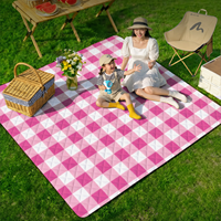 Couverture de pique-nique et tapis de camping pliables imperméables en Oxford - Légers, réversibles et portables pour la plage, le camping et les voyages en extérieur