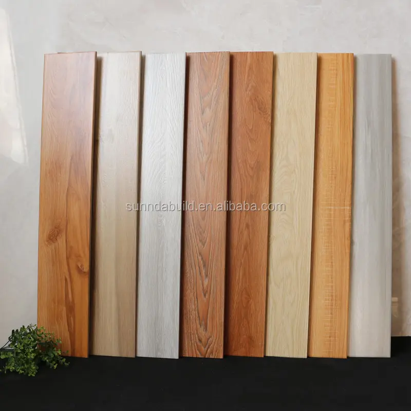 200*1200 उच्च गुणवत्ता के नए शैली के लिए विभिन्न रंग इंटीरियर लकड़ी सिरेमिक टाइल फर्श बालकनी कमरे में रहने वाले रसोई