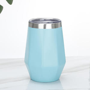 Nuevo Vaso Térmico <span class=keywords><strong>de</strong></span> Acero Inoxidable 304 <span class=keywords><strong>de</strong></span> 360 ml con Tapa, Diseño <span class=keywords><strong>de</strong></span> Huevo <span class=keywords><strong>de</strong></span> Diamante, Venta Directa <span class=keywords><strong>de</strong></span> Fábrica - Product Image 1