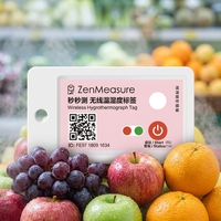 Moniteur de température pour chaîne du froid ZenMeasure, enregistreur de données, humidité, IP67, dispositif de transport d'aliments frais