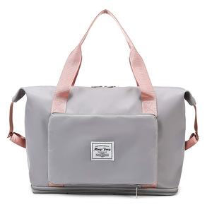 Large Capacity Foldable Overnight <b>Duffle</b> <b>Bag</b> Wet & Dry Separation, Multi-purpose for Gym Yoga Swim Student Business Short Trip - Product Image 4