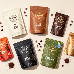 ผู้ผลิตถุงบรรจุภัณฑ์กาแฟกระดาษย่อยสลายได้แบบกำหนดเองสำหรับ OEM พร้อมวาล์ว ถุงแบบก้นแบนรักษ์โลก ขนาด 500 กรัม 1 กิโลกรัม ผลิตจำนวนมาก - Product Image 6