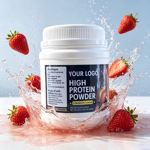 Délicieuse Poudre Protéinée Naturelle à la Fraise <span class=keywords><strong>pour</strong></span> <span class=keywords><strong>le</strong></span> Renforcement Musculaire et la Sculpture Corporelle – Nutrition Quotidienne <span class=keywords><strong>pour</strong></span> Femmes Adultes - Product Image 3