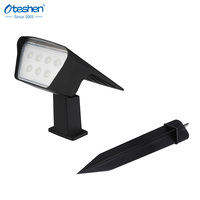 Lampe murale solaire LED étanche IP65 pour jardin, 3 températures de couleur, projecteur paysager en ABS pour extérieur, cour, pelouse, allée, CE