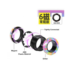 Unisex chống căng thẳng thần tài trò chơi sọc từ vòng vui nhựa và kim loại thần tài spinner cho giải nén đồ chơi - Product Image 4