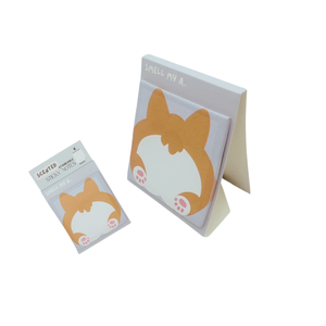 Notas Adhesivas Personalizadas con Forma de Trasero de Perro, Autoadhesivas, para Estudiantes, en Oferta - Product Image 1