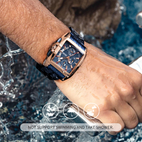 Montre homme MEGIR 2018 originale de luxe, acier inoxydable, quartz, grand cadran, pour affaires.