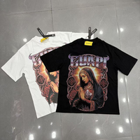 Proveedor Mayorista de Camisetas GUAPI para Hombre, Personalizadas, Deportivas, de Moda Urbana, Retro, con Pedrería, de Algodón, de Manga Corta