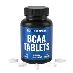 Ingrédients naturels non-OGM, 1000 mg, 2:1:1, acides aminés à chaîne ramifiée, complément nutritionnel optimal, comprimés d'acides aminés - Product Image 5