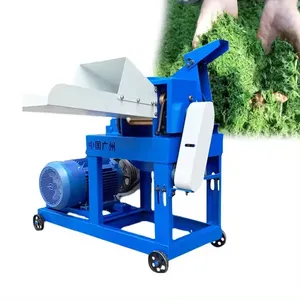 Corn Straw Crusher Straw Machine Straw Crusher Efficient Wet And Dry Dual-Purpose Hay Crusher Feed Chopper