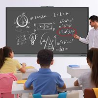 Tableau blanc interactif LED 4K personnalisé HXXK TOUCH 55 pouces, PC tout-en-un, multi-touch, tableau scolaire intelligent