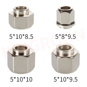 Tuerca Hexagonal KINGROON, Diámetro Interior de 5 mm, Ancho de 10 mm, Altura de 9,5 mm, Niquelada, Clase 8.8, Elemento de Fijación - Product Image 4