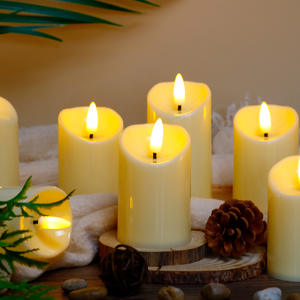 Pro Simulation Électronique Faux <span class=keywords><strong>Anniversaire</strong></span> Confession Romantique Scène De Mariage Décoration Led Sans Flamme Lumière Pilier Bougies - Product Image 1