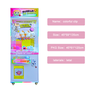 Mesin Permainan Arcade Koin Logam dengan Boneka Plush Warna-warni dan Klip Hadiah, Tingkat Pembelian Ulang Tinggi - Product Image 2