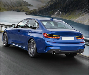 Nouveaux feux arrière clignotants à lentille transparente édition Dragon Scale pour BMW Série 3 G20 2019-2021, Plug & Play, 6000 Lumens, 6000K, 100% - Product Image 3