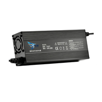 Chargeur de batterie LiFePO4 intelligent à charge rapide 12V 12.6V 16.8V 14.6V 18.25V 12A CE FCC RoHS pour vélo électrique et tricycle