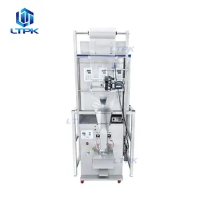 Auto back sealing powder snacks beans candies nuts coffee bag stick sachet packing machine with 3 scales filling dispenser