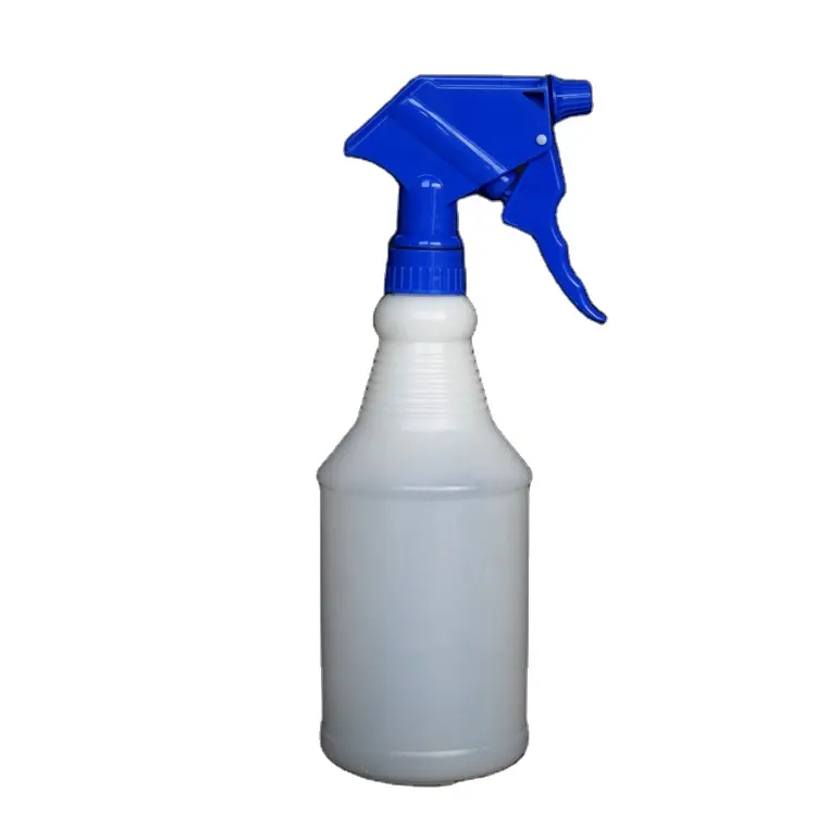 Botellas de plástico para limpieza de jardinería, pulverizador con gatillo manual completo, 16 oz, 32 oz, HDPE, Color Natural, 750ml