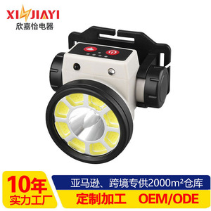 Smart <b>Motion</b> <b>Sensor</b> Headlamp <b>Led</b> Rechargeable 2000 Mmah Adjustable Headband Outdoor Running Fishing <b>Light</b> - Product Image 2