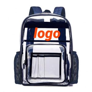 Promotional Hot Selling Large Capacity PVC Transparent <b>Backpack</b> Unisex Waterproof Schoolbag for <b>Students</b> and Travelers - Product Image 1