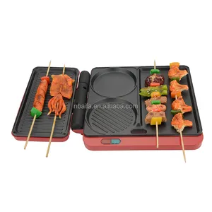 Aifa 9 8 7 6 5 4 3 2 en 1 Parrilla de acero inoxidable desmontable Sandwichera 2 rebanadas Desayuno Tostadora Máquina para hacer gofres